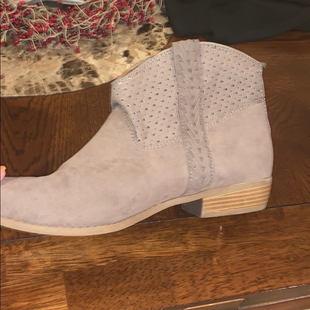 Small heel booties